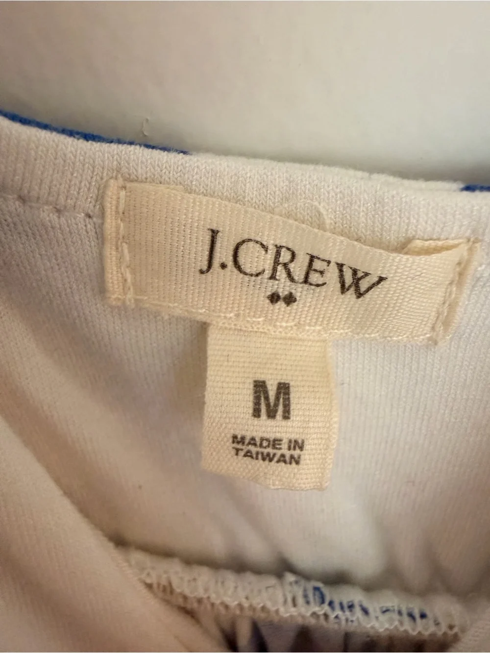 J.Crew V Neck Blue and White Chevron Maxi Dress Size Medium
